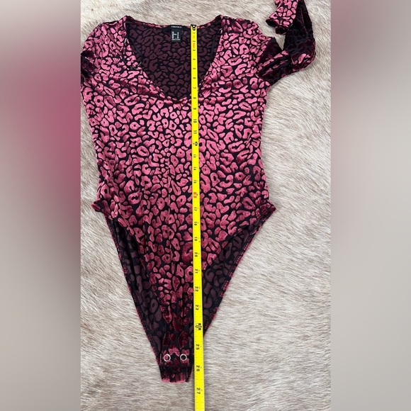 VELVET BURNOUT WHIMSY FAIRY GRUNGE Y2K BODYSUIT - Picture 6 of 7